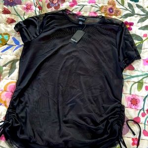Sheer Black Top